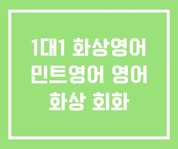 1대1 화상영어 민트영어 영어 화상 회화 1대1 화상영어 민트영어 영어 화상 회화