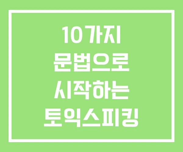 10가지 문법으로 시작하는 토익스피킹 기초영문법 10시간 컷 토익 EBS 기초영문법1 10가지 문법으로 시작하는 토익스피킹 기초영문법 10시간 컷 토익 EBS 기초영문법1