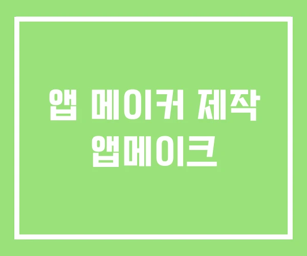 앱 메이커 제작 앱메이크 앱 메이커 제작 앱메이크